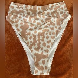NWT Aerie High Waisted High Cut Cheeky Bikini Bottoms